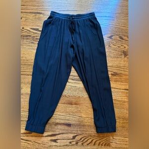 Ramy Brook Black Silk Jogger Size Small